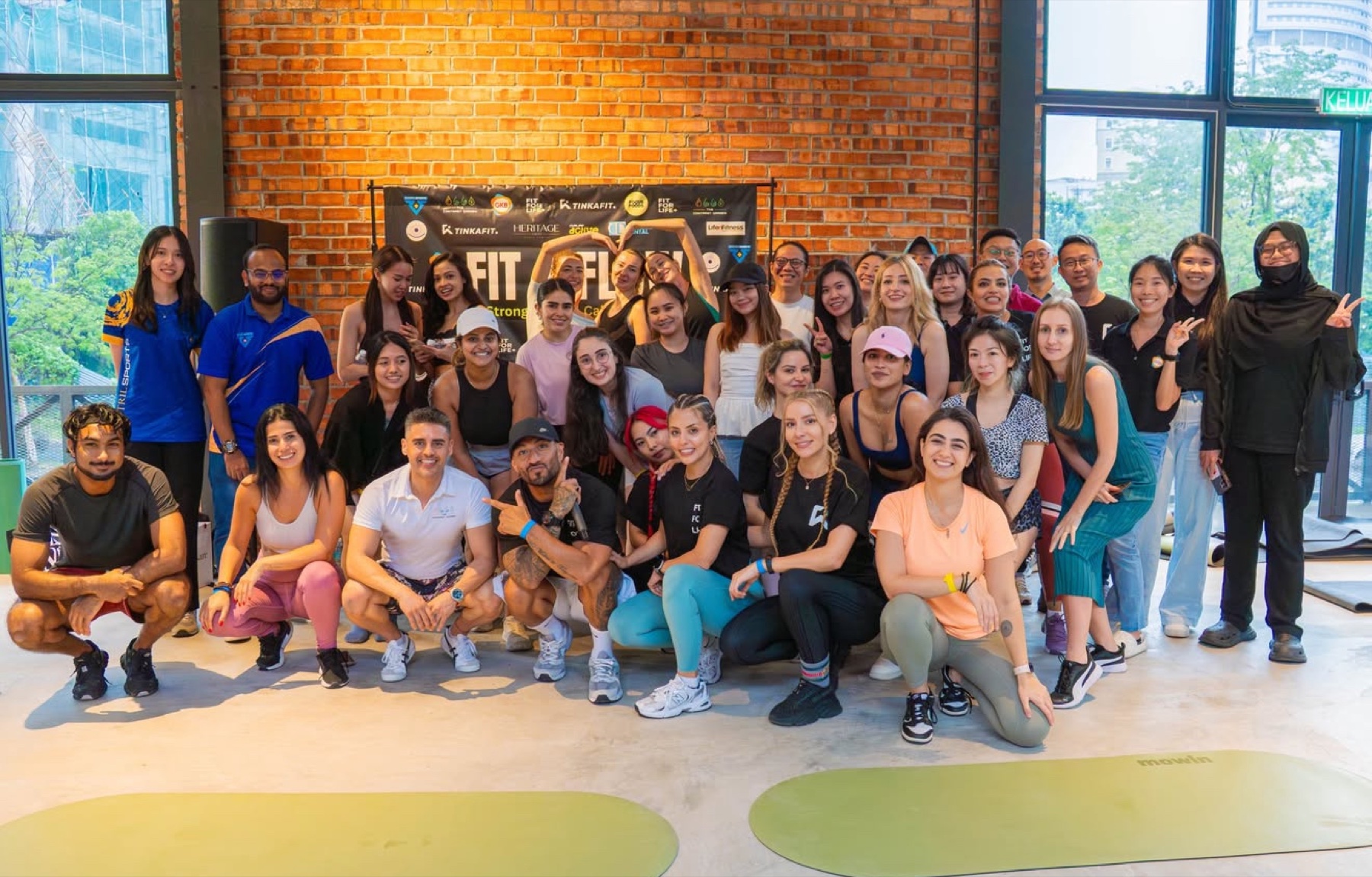 Fit and Flow community wellness event in Kuala Lumpur