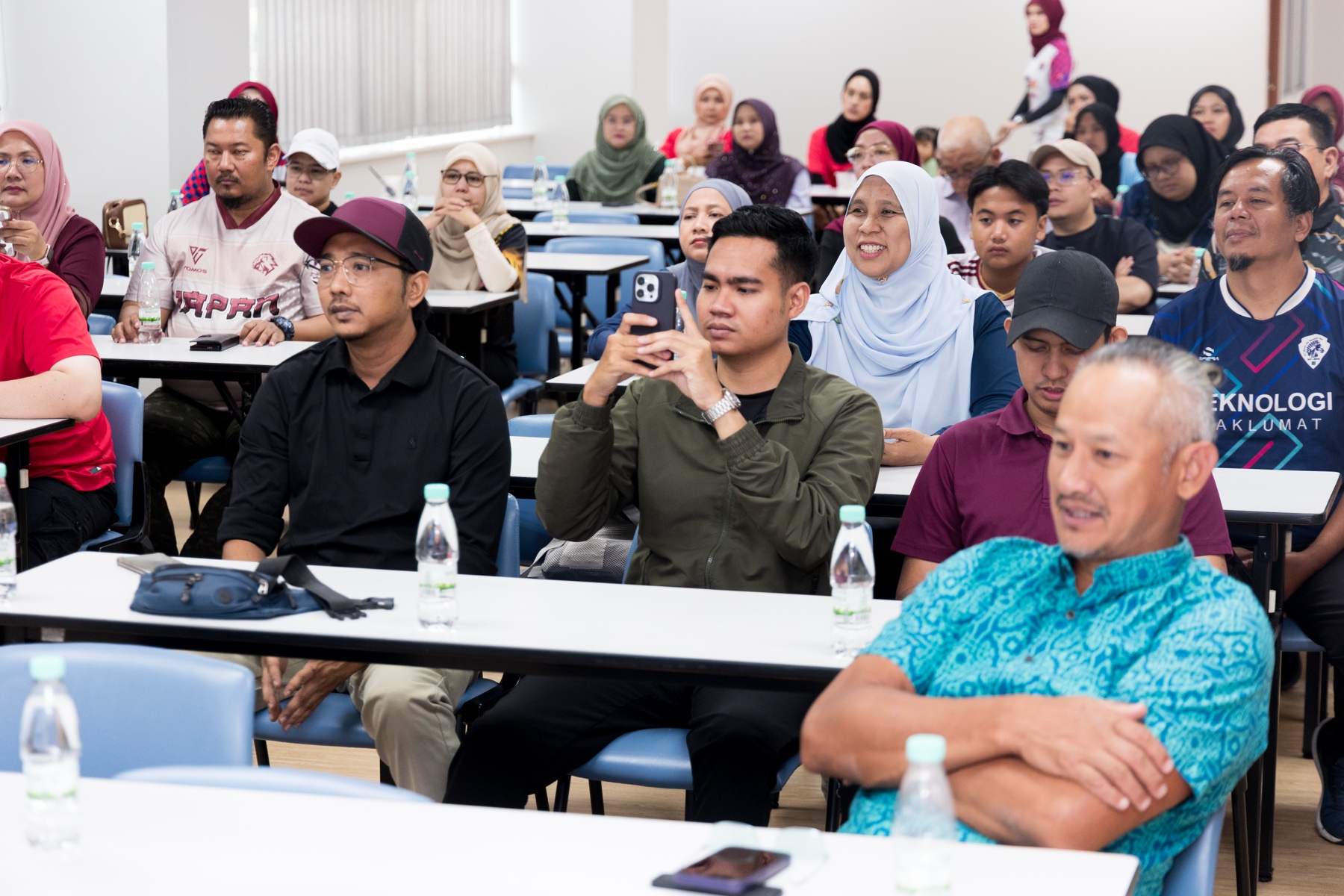 Audience at a wellness training session