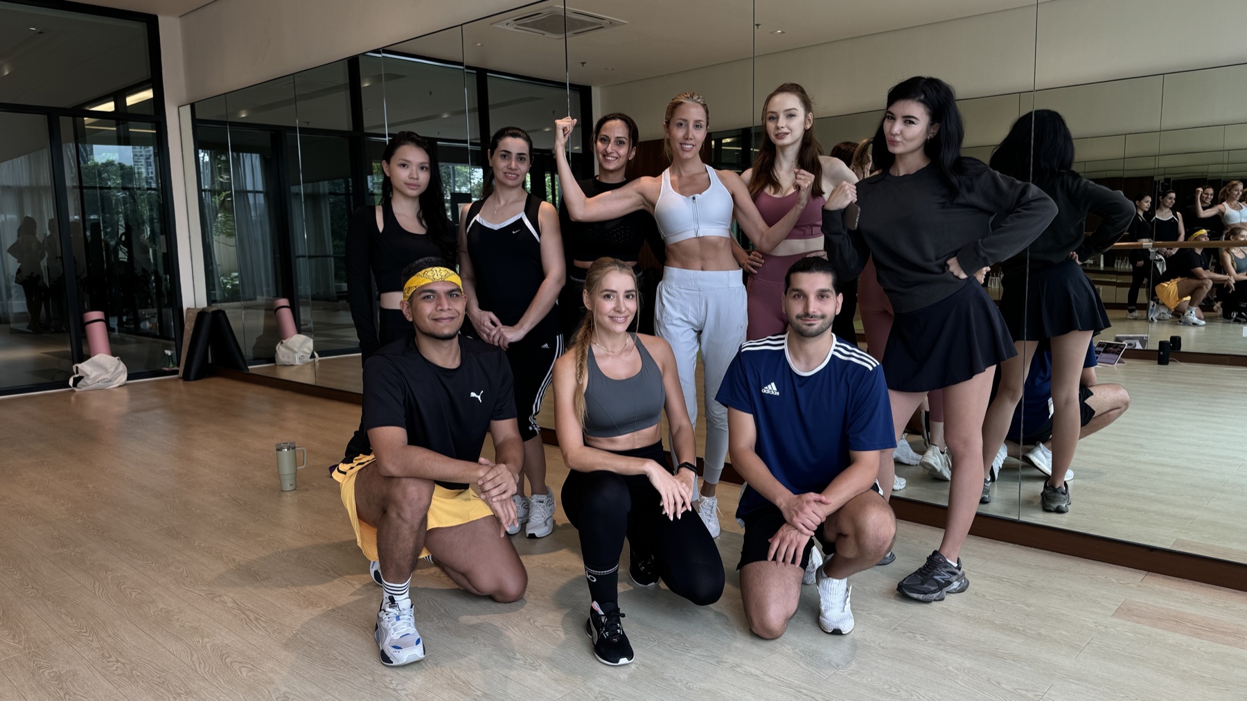 Community fitness group with Tina Ka