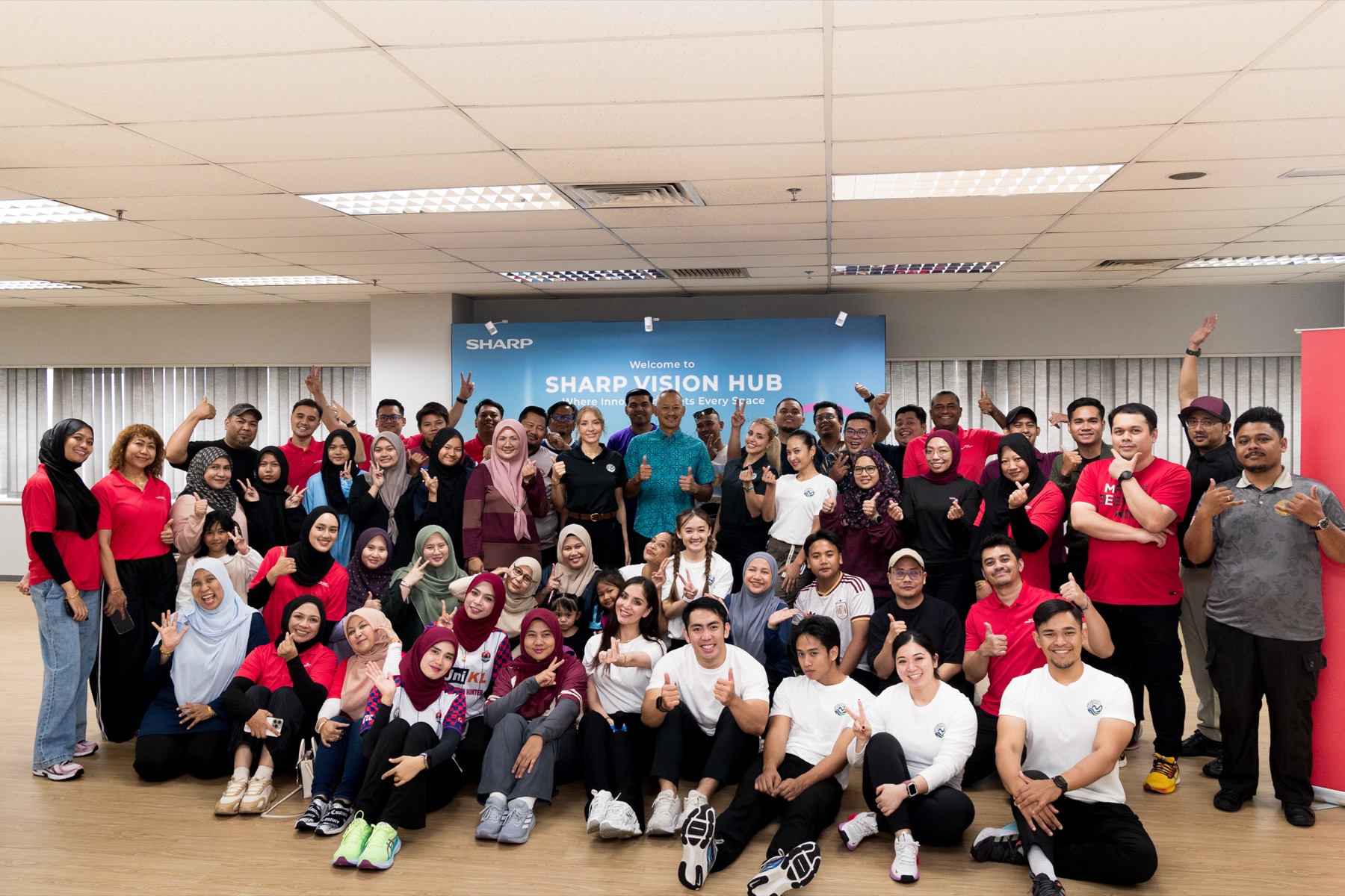 Sharp Vision Hub Wellness Experience 2026 group photo