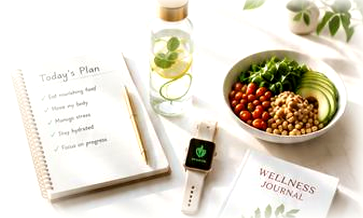 One-to-one health coaching plan and wellness desk